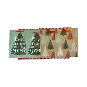 B3. Complete Christmas/Holiday Gift Bag Set- Set of 4